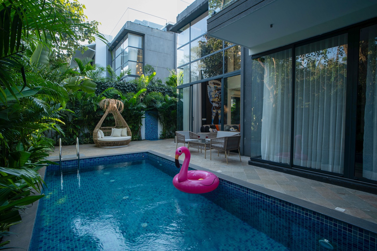 The Opulence @ Sommerhaus villa | Luxe 3 BHK with Pool & Patio